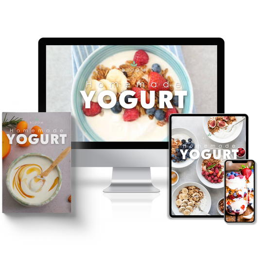 Homemade Natural Yogurt Cookbook - Printed Copy